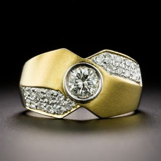 Estate Diamond Wrap Band Ring - 3
