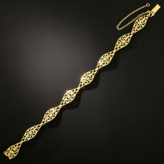 French 18K Diamond Bracelet, Circa 1900 - 2