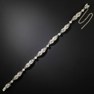 French Art Deco Diamond Bracelet  - 2