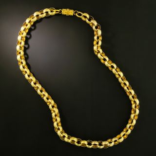 Georgian 15K Gold Chain, United Kingdom - 2