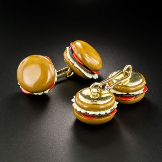 Hamburger Hardstone Cufflinks