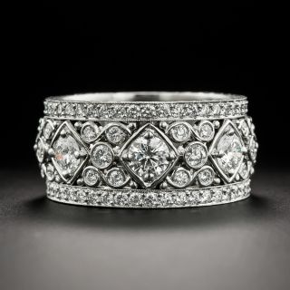 Jack Kelege Diamond Band, Size 8 1/4 - 3