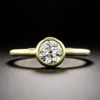 Lang Collection 1.04 Carat Diamond Solitaire Engagement Ring - GIA J SI2 - 4