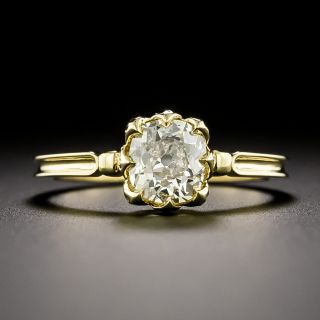 Lang Collection 1.06 Carat Diamond Ring - GIA Fancy Lt. Brownish Yellow VS1  - 2