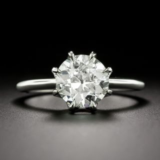 Lang Collection 1.72 Carat European-Cut Diamond Solitaire Ring - GIA F SI2 - 6