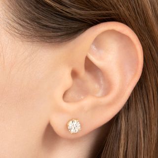Lang Collection 1.79 Carat Diamond Stud Earrings - GIA H VS2/SI1