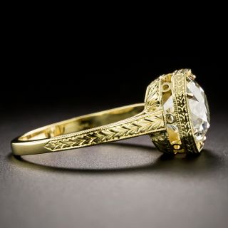 Lang Collection 2.66 Carat Diamond Art Deco-Style Ring - GIA H VVS2