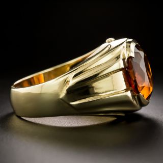 Late-Art Deco Citrine Ring