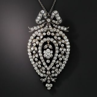 Late Victorian Diamond Pendant/Brooch  - 1