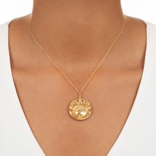 Late Victorian Medallion Pendant
