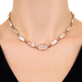 Late Victorian Moonstone Necklace