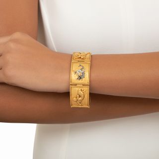 Late-Victorian Mythological Nautical Bracelet