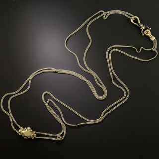 Long Victorian Gold Slide Chain, United Kingdom - 4