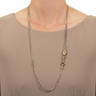 Long Victorian Gold Slide Chain, United Kingdom