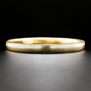 Mid-Century 14K Gas Pipe Bracelet by Forstner - 2