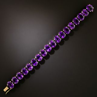 Mid-Century Amethyst Bracelet - 2