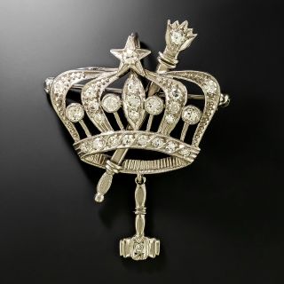 Mid-Century Order of the Eastern Star Brooch/Pendant - 2