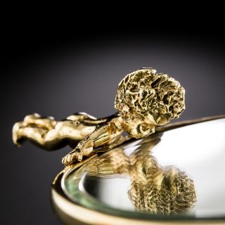 Ruser Cherub Hand Mirror/Trinket Tray - 3