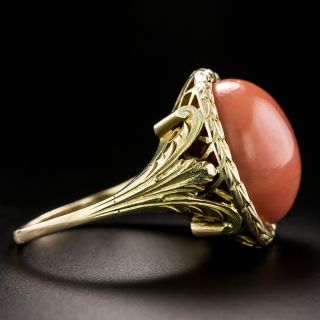 Neoclassical Coral Ring, Poland