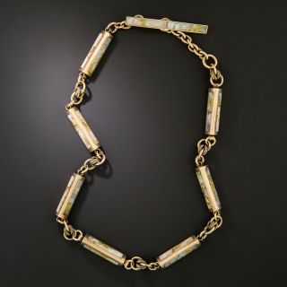 Rare Victorian Gold-in-Quartz Chain - 1