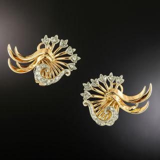 Retro Diamond Earrings - 2