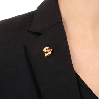 Tambourine Girl Stick Pin