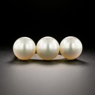 Tasaki Triple Pearl Balance Ring - 3