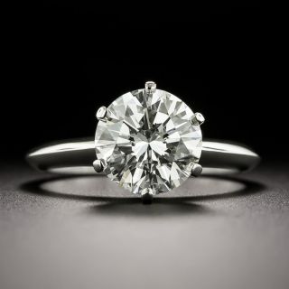 Tiffany & Co. 2.19 Carat Solitaire Diamond Ring - GIA  D VVS1 - 3
