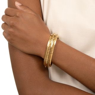 Tiffany & Co. Mid-Century Flexible 18K Bracelet