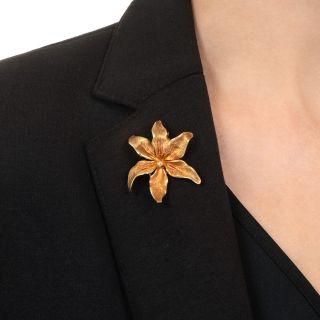 Tiffany & Co. Mid-Century Lily Brooch