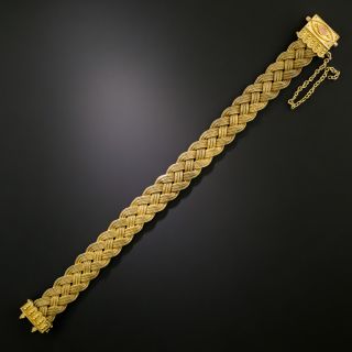 Victorian 14K Woven Mesh Bracelet - 3