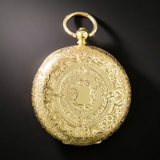 Victorian 18K Pendant Watch by Dimier Frères & Cie. - 2