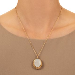 Victorian Agate Book Locket