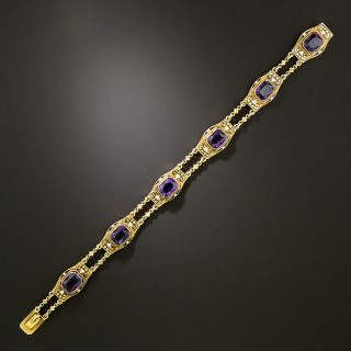 Victorian Amethyst and Enamel Bracelet - 3
