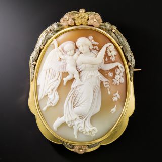 Victorian Aurora Cameo Brooch, Austro-Hungarian - 2