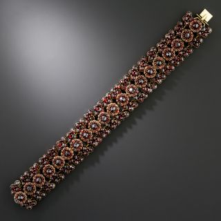 Victorian Bohemian Garnet Bracelet - 3