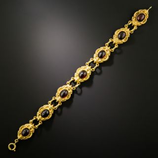 Victorian Cabochon Garnet Bracelet - 3