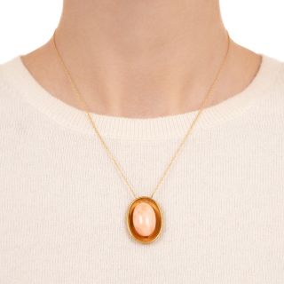 Victorian Coral Pendant