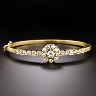 Victorian Diamond Bangle Bracelet - 2