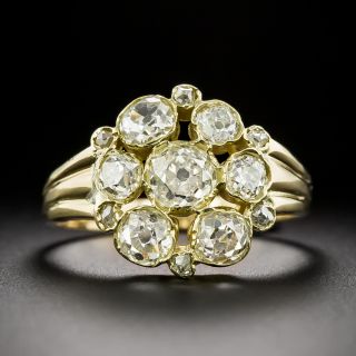 Victorian Diamond Cluster Ring - 2
