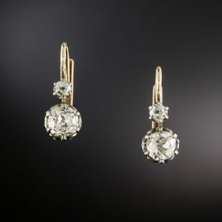 Victorian Diamond Earrings - 3