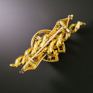 Victorian Diamond Horseshoe Brooch