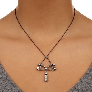 Victorian Diamond Lavalière Necklace