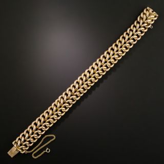 Victorian Double Curb Link Bracelet, English - 4