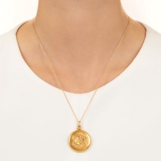 Victorian Flower Locket by Eckfeldt & Ackley Inc.