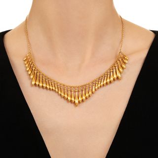 Victorian Fringe Necklace 