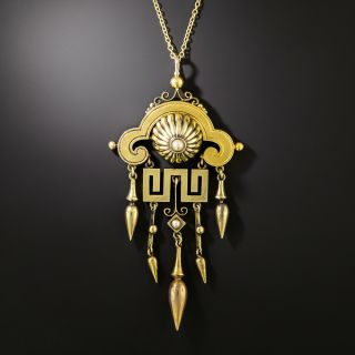 Victorian Fringe Pendant - 2