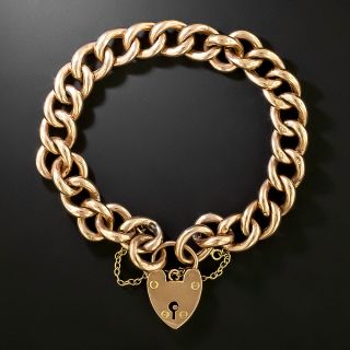Victorian Gate Lock Link Bracelet, English - 2
