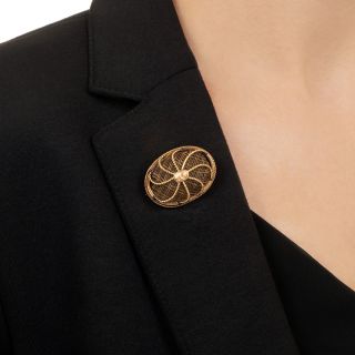 Victorian Hair Brooch