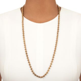 Victorian Heavy 18K Diamond Accented Chain